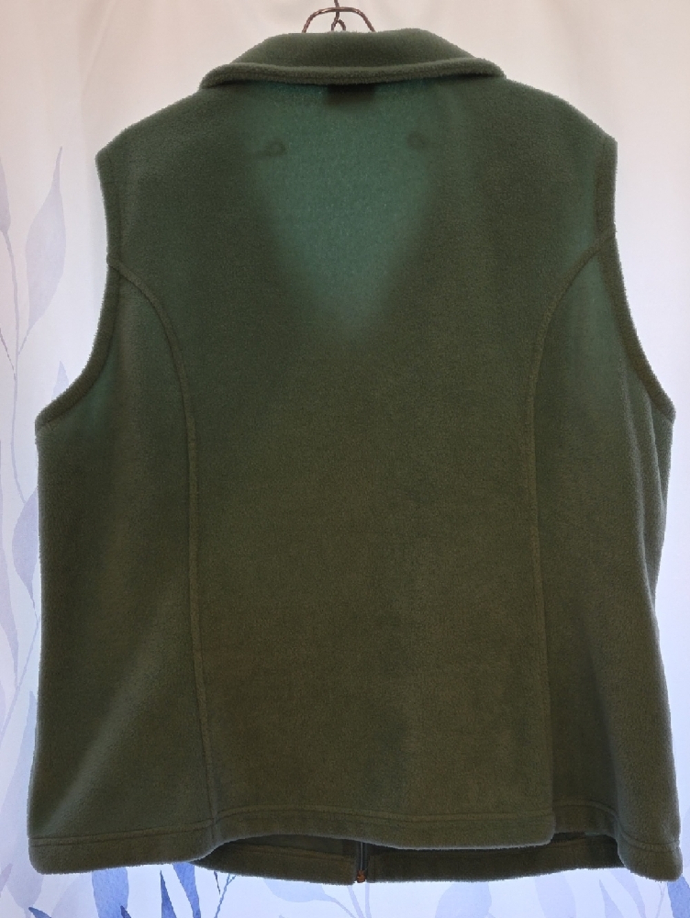 Columbia Green Fleece Zip Vest - Picture 4 of 4